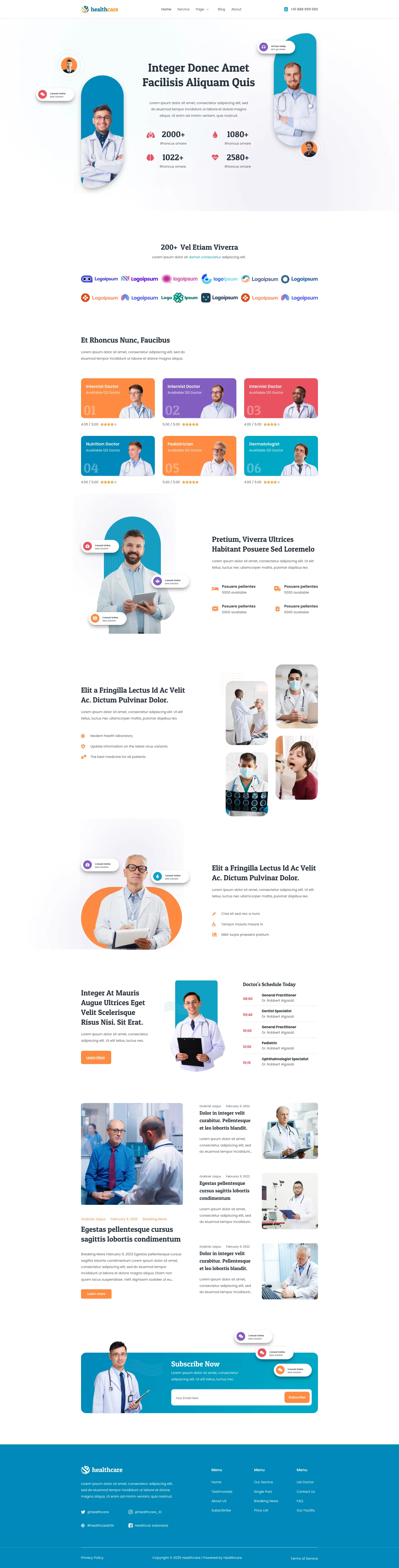 Healthcare – Health & Medical — WordPress template