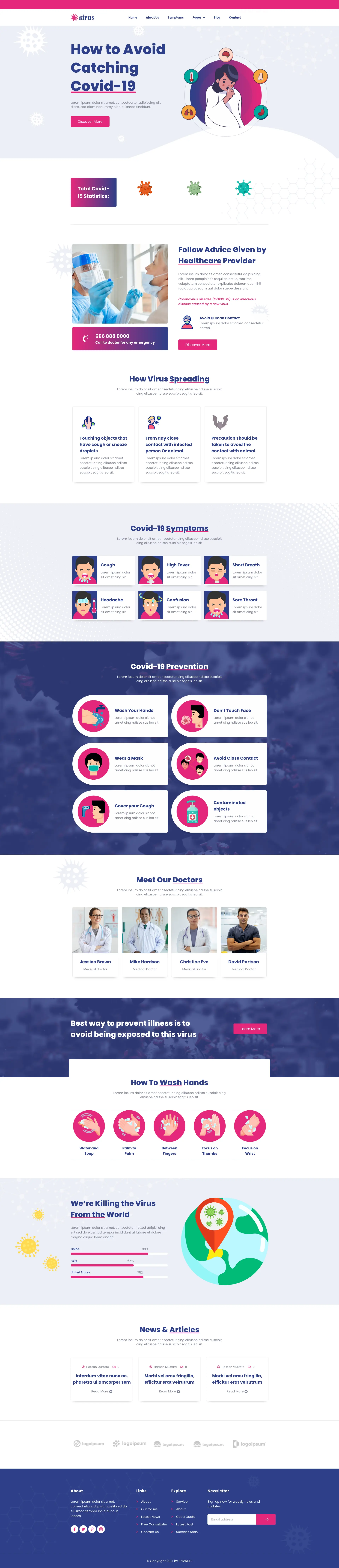 Sirus – Medical Prevention — WordPress template